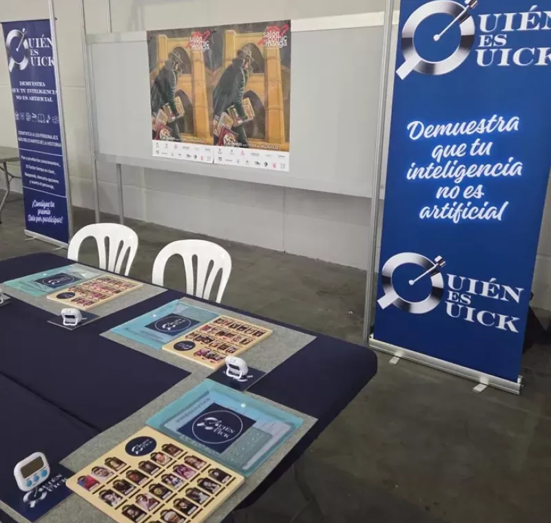 Participantes en el concurso cultural “Quién es Quick”